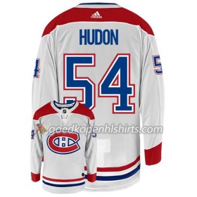 Montreal Canadiens CHARLES HUDON 54 Adidas Wit Authentic Shirt - Mannen